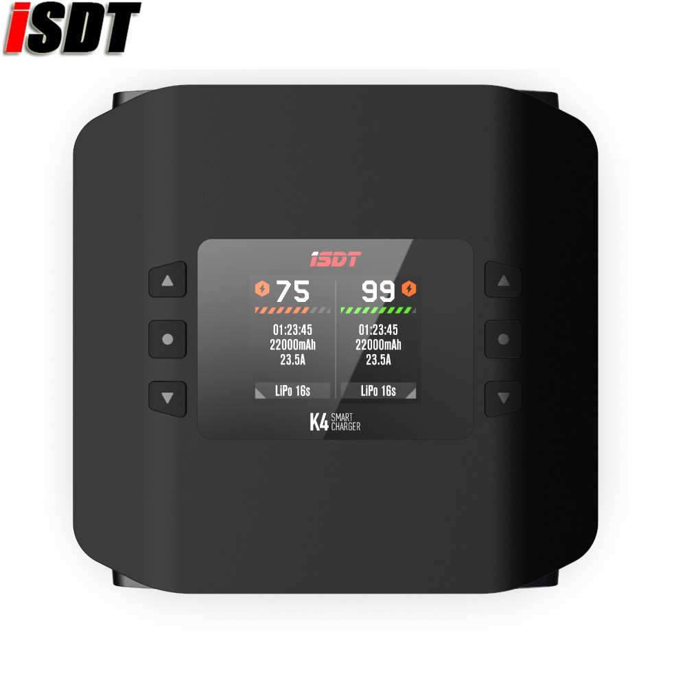 Isdt K4 Dual Lipo Charger - ISDT K4 Pengisi Baterai RC Cerdas