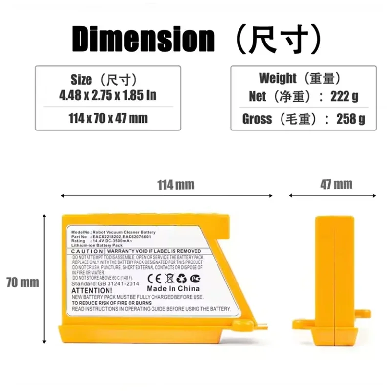 Baterai Penyedot Debu Robot Ba - 4S Lipo Battery 14.8V 6000Mah ulasan dan harga