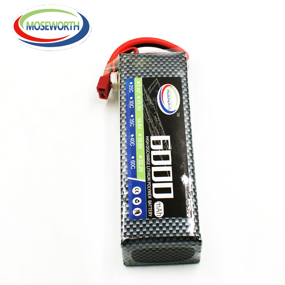Baterai Lipo Mainan RC 4S 14.8 - 4S Lipo Battery 14.8V 6000Mah ulasan dan harga