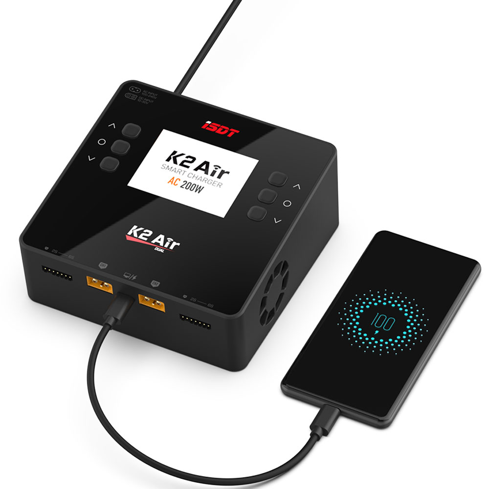 Pengisi Daya Baterai Lipo ISDT - Isdt K4 Dual Lipo Charger ulasan dan harga